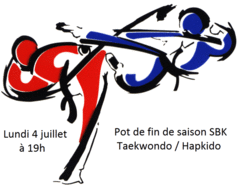 Pot de fin de saison Taekwondo Hapkido