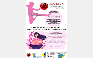 Venez vous battre à l'occasion d'Octobre Rose avec le Shobukaï Nancy 10/10/2021